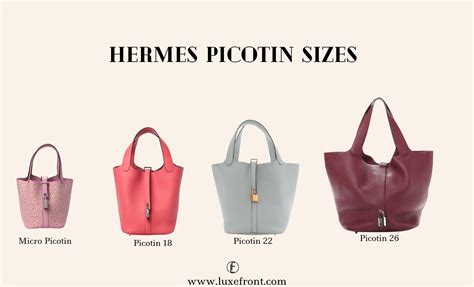 hermes picotion|hermes picotin size.